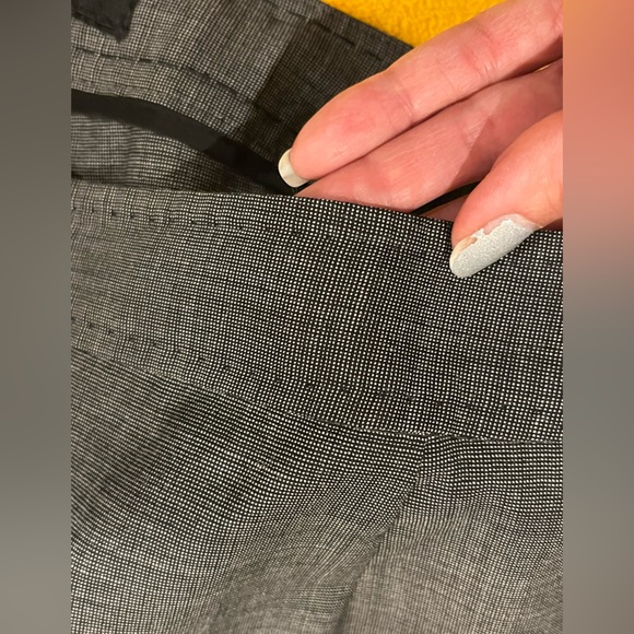 Talbots straight leg trousers / dressy pants w/ stretchy waist. Grey. 18W - Picture 4 of 13